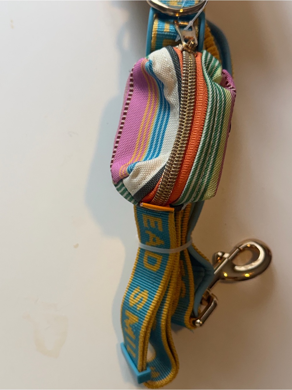 The cuddle collab bungee dog leash blue spread smiles new - Picture 3 of 3